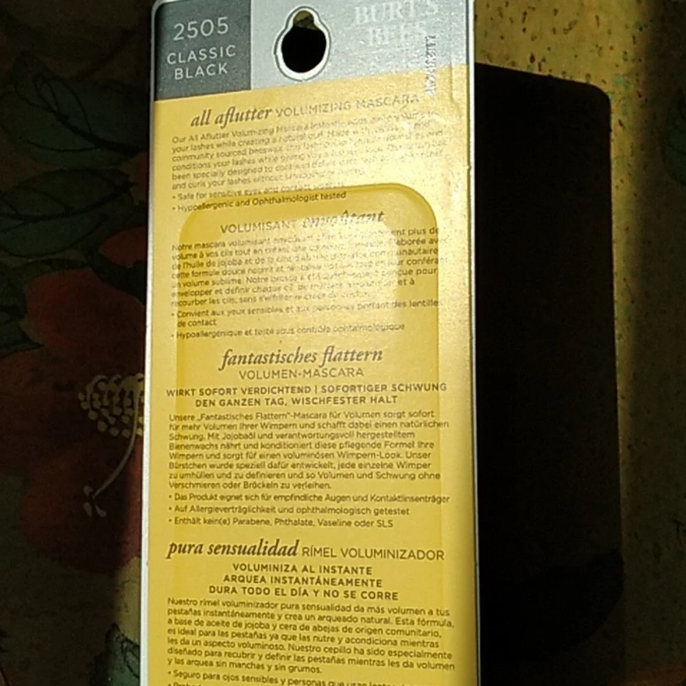 Bert's Bees Mascara Organic Classic Black 2505